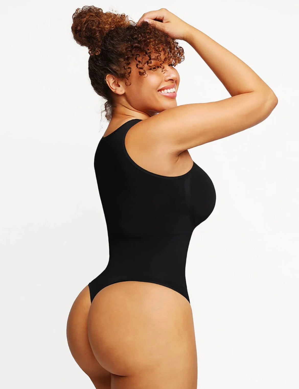 🌿 Eco-friendly Seamless Outer Crew Thong Bodysuit