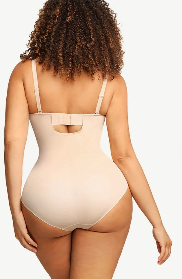 Fancy cupped panty bodysuit