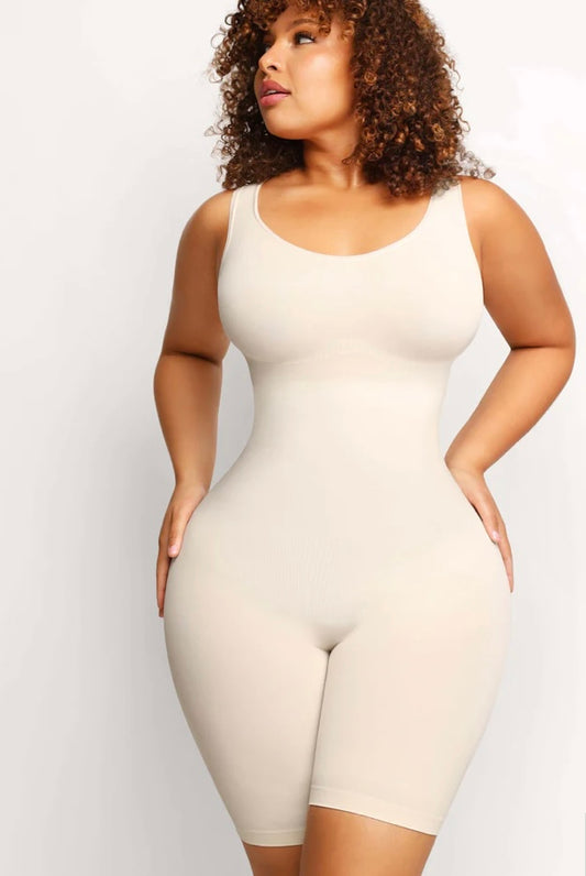 Seamless Outerwear Jumpsuit Shapewear