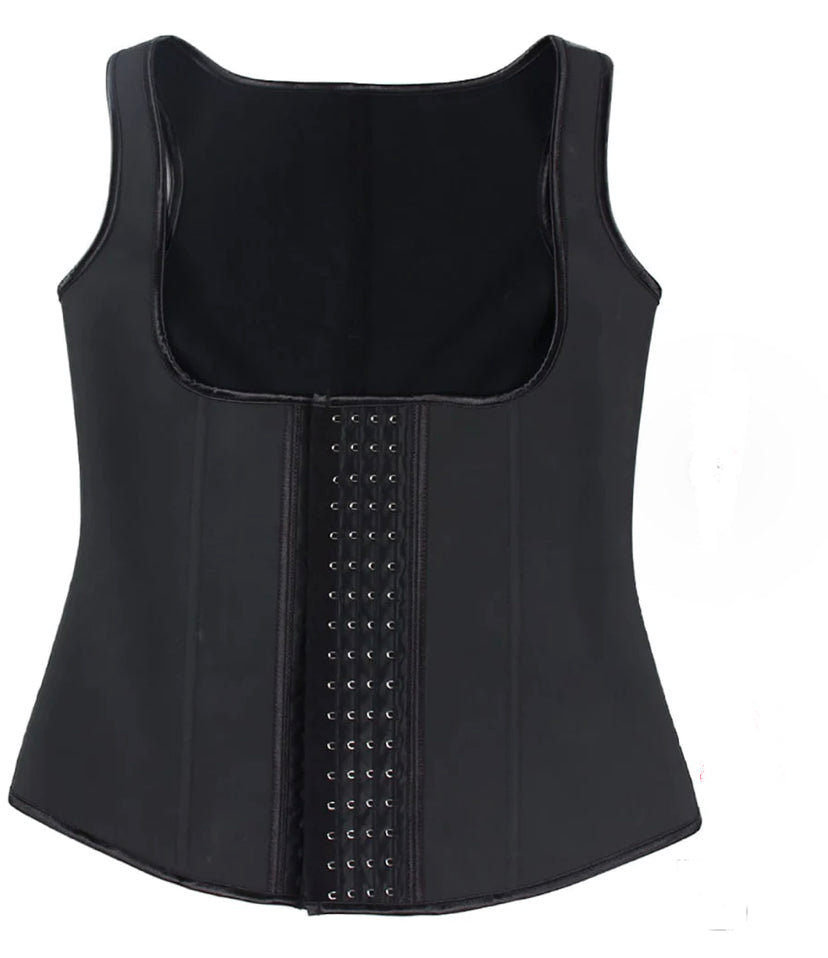 Latex Corset Waist Cincher Vest