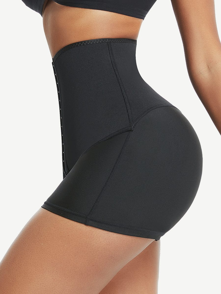 Wholesale Blue Neoprene Shorts Hook And Eye Closure Cellulite Reducing